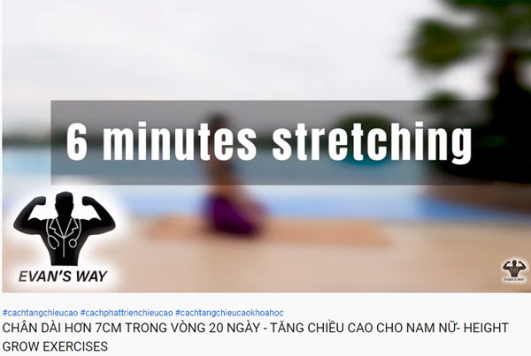 "Bác sĩ" quảng cáo bài tập giúp tăng 7-10cm sau tập 10-20 ngày: Chuyên gia nhận định thế nào? - Ảnh 1.