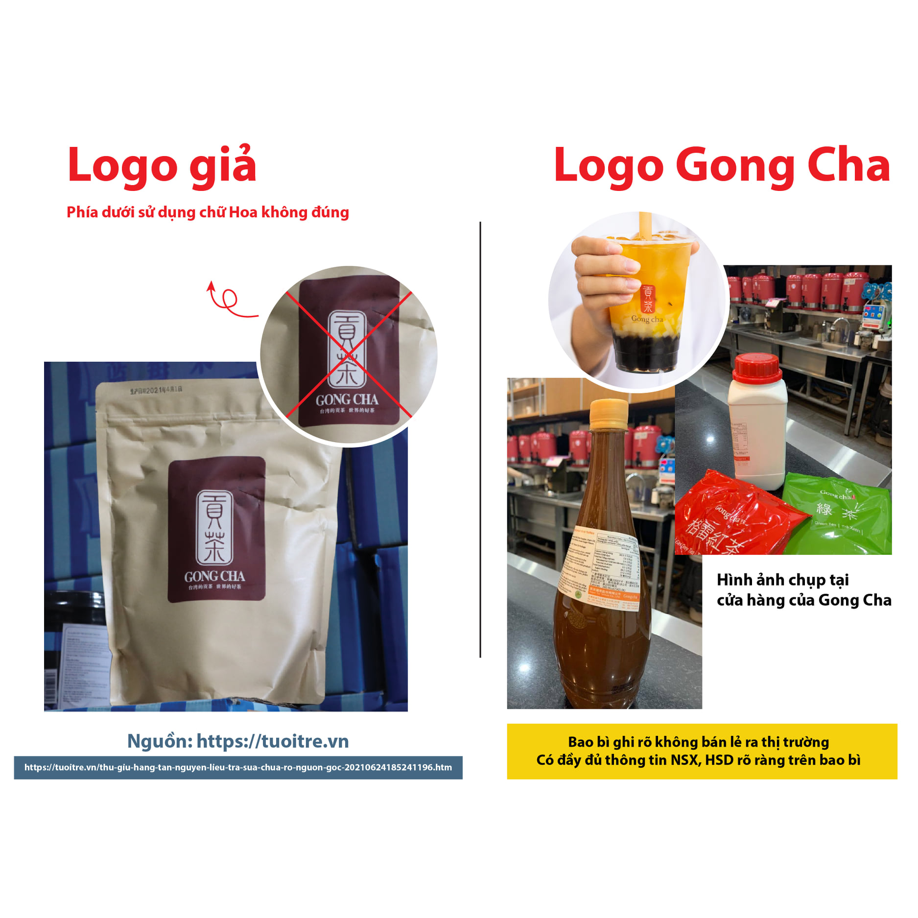 Đại diện Gongcha Việt Nam chỉ cách phân biệt thật - giả cho &quot;tín đồ trà sữa&quot; để tránh mua nhầm thức uống nhái - Ảnh 6.