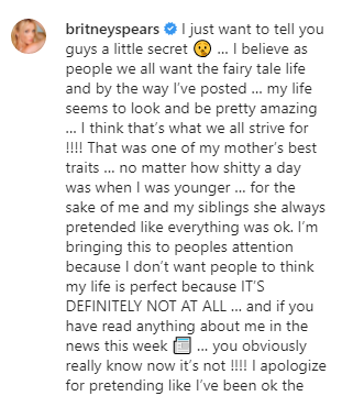 Britney Spears bất ngờ công khai nói xin lỗi sau lời khai gây chấn động thế giới trước phiên tòa đòi quyền tự do - Ảnh 2.