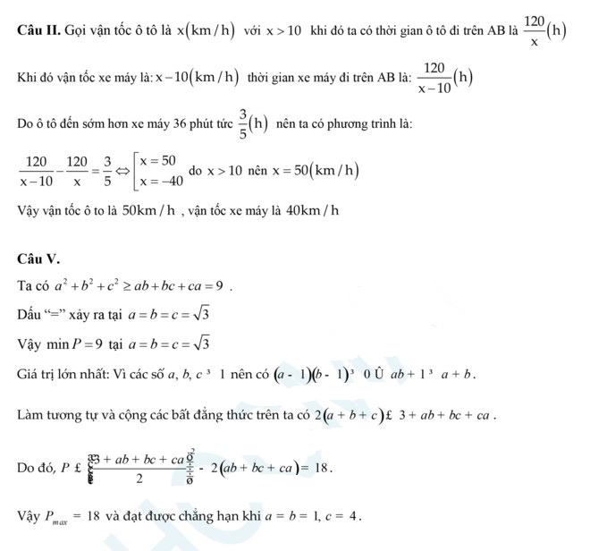 Đ&aacute;p &aacute;n đề thi tuyển sinh lớp 10 m&ocirc;n To&aacute;n của H&agrave; Nội 4 năm gần nhất, th&iacute; sinh tham khảo để &ocirc;n "nước r&uacute;t&rdquo; hiệu quả - Ảnh 18.