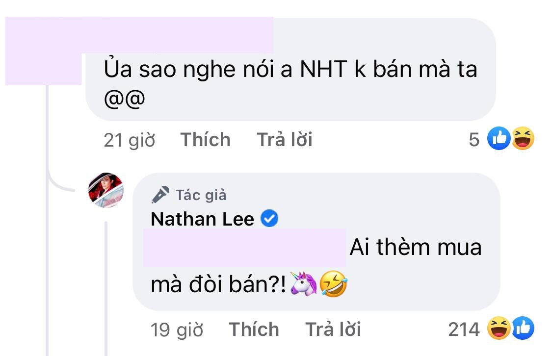 Netizen thắc mắc một nhạc sĩ tuyên bố không bán hit, Nathan Lee đáp trả luôn: Ai thèm mua mà đòi bán? - Ảnh 4.