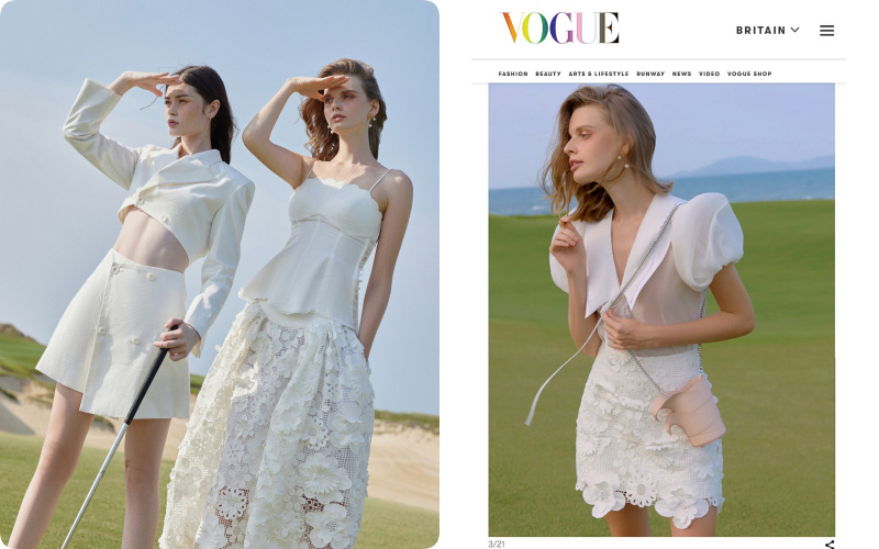 Vouge Anh bất ngờ đăng tải bộ sưu tập của một NTK Việt mới 27 tuổi