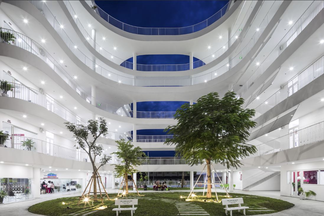 Tin nổi kh&ocirc;ng, c&oacute; một ng&ocirc;i trường phổ th&ocirc;ng ở T&acirc;y Ninh với cảnh quan đẹp n&iacute;n thở: Phải gọi đ&acirc;y l&agrave; resort cao cấp mới đ&uacute;ng - Ảnh 6.