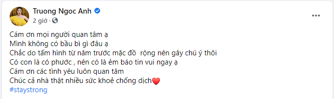 Trương Ngọc Ánh chính thức trả lời về tin đồn mang bầu và sắp đám cưới với tình trẻ Anh Dũng - Ảnh 3. Trương Ngọc Ánh chính thức trả lời về tin đồn mang bầu và sắp đám cưới với tình trẻ Anh Dũng - Ảnh 3.