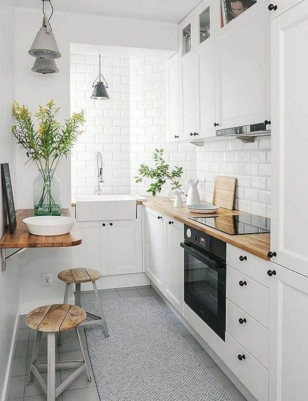 12 thiết kế bếp nhỏ đầy ấn tượng và thông minh dành cho các căn chung cư có diện tích hẹp - Ảnh 2.