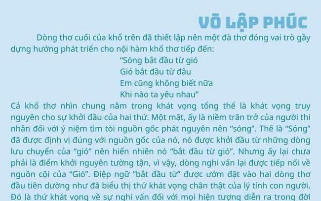 Bài phân tích tác phẩm 