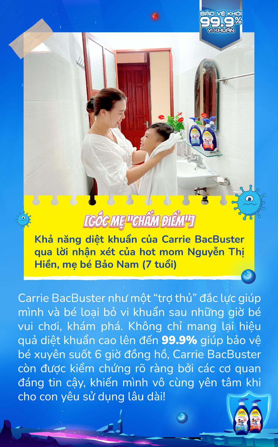 Cùng các mẹ tìm hiểu về loại sữa tắm giúp mẹ đánh bay vi khuẩn tốt, bé vui suốt ngày dài