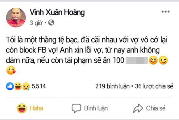 Vợ chồng Vinh Râu - Lương Minh Trang: Trước tuyên bố ly hôn, từng cãi nhau tới mức &quot;block&quot; facebook nhau - Ảnh 5.