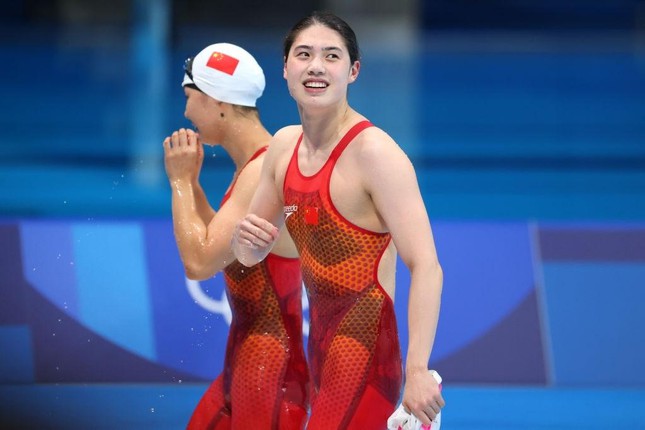 Vẻ đẹp thuần khiết của nữ thần bơi lội Trung Quốc vừa phá kỷ lục Olympic - Ảnh 14.