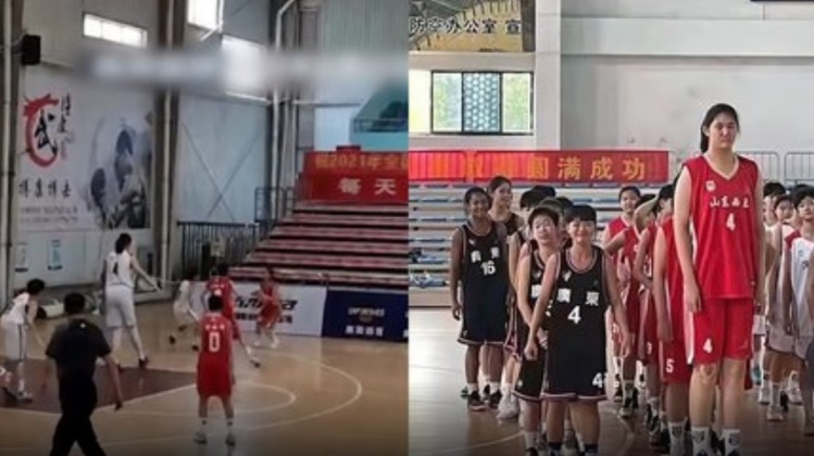 "Diêu Minh phiên bản nữ" sở hữu chiều cao vượt trội 2m26 ở tuổi 14 gây sốt MXH, biết được chiều cao của bố mẹ cô bé ai cũng hiểu lý do - Ảnh 1. "Diêu Minh phiên bản nữ" sở hữu chiều cao vượt trội 2m26 ở tuổi 14 gây sốt MXH, biết được chiều cao của bố mẹ cô bé ai cũng hiểu lý do - Ảnh 1.