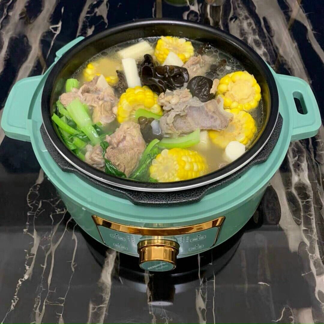 Nồi áp suất đa năng màu xanh mint đang "hot-trend", cân cả nghìn món - Ảnh 3. Nồi áp suất đa năng màu xanh mint đang "hot-trend", cân cả nghìn món - Ảnh 3.