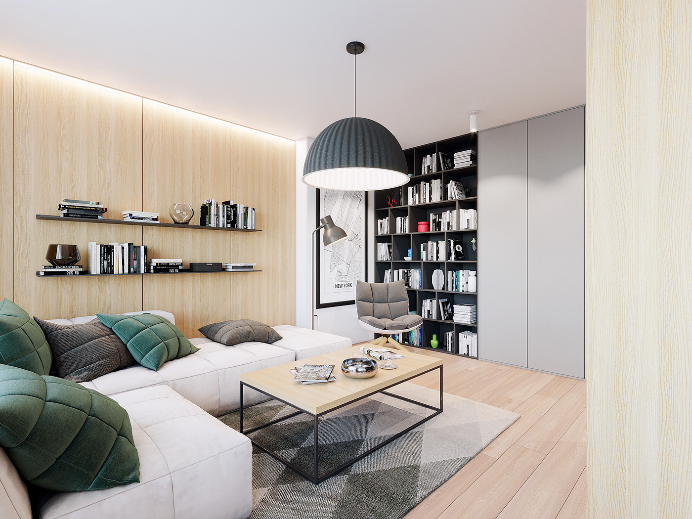 Tư vấn thiết kế căn hộ 90m² theo phong cách Scandinavian cho gia đình 3 người, chi phí 200 triệu - Ảnh 3.