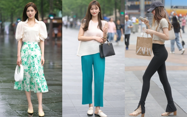 Street style Châu Á: Loạt quý cô khoe dáng với quần cạp cao nhưng vẫn có pha mặc lỗi 