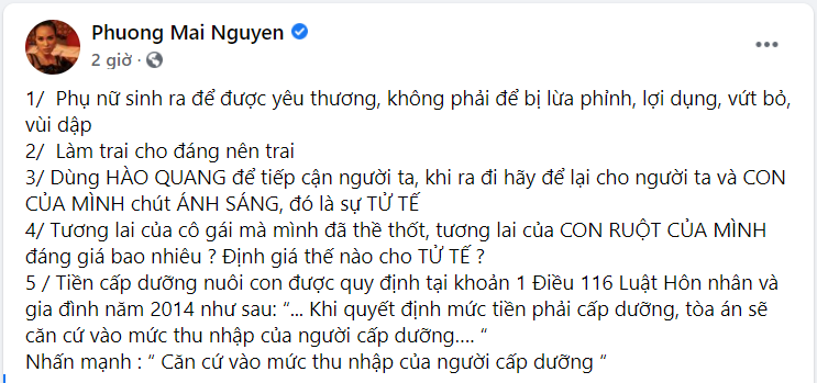 Một sao nữ bị fan Jack chỉ trích dữ dội vì phát ngôn về 5 triệu tiền nuôi con, nào ngờ màn đáp trả còn "gắt" hơn - Ảnh 3.