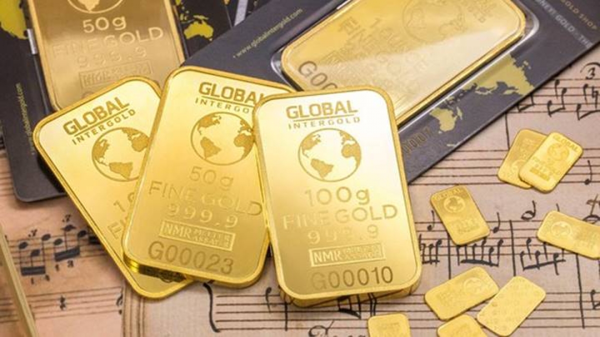 Giá vàng SJC cao hơn vàng thế giới 8,87 triệu đồng/lượng - Ảnh 1.