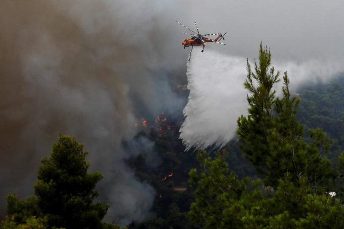 Hy Lạp oằn mình đối phó với cháy rừng như “hỏa ngục” - Ảnh 10.