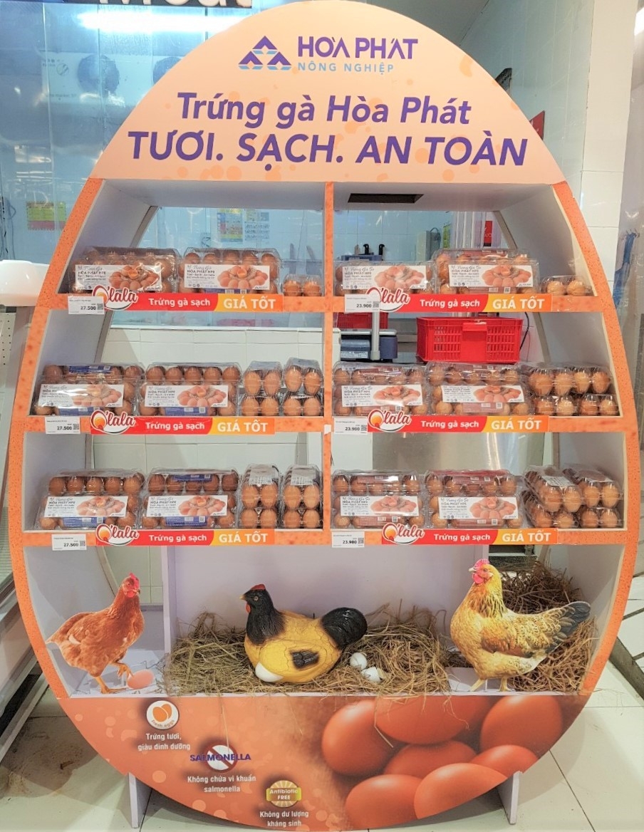 &quot;Vua thép&quot; Hòa Phát phủ sóng trứng gà tại nhiều siêu thị ở Hà Nội - Ảnh 3.