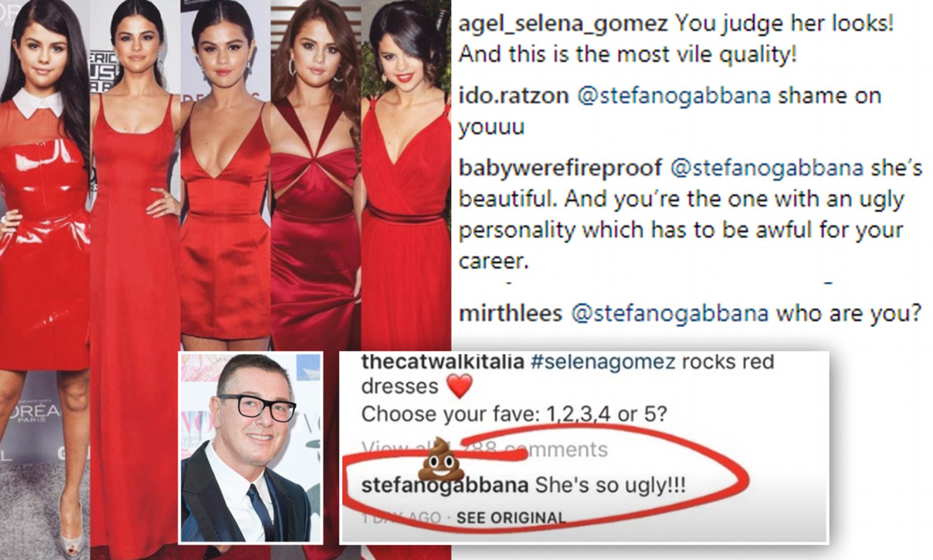 Drama Stefano Gabbana