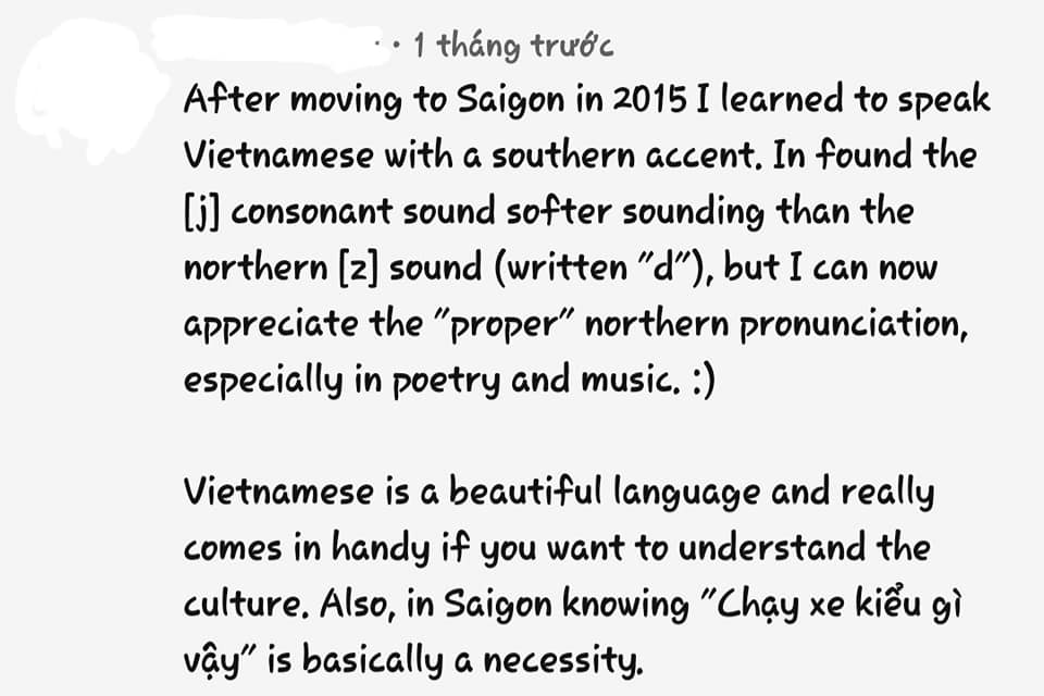 Người nước ngoài review tiếng Việt: Học 1 tháng không đánh vần được a, ă, â; sốc văn hóa vì mỗi từ You lại quá lắm cách gọi - Ảnh 4. Người nước ngoài review tiếng Việt: Học 1 tháng không đánh vần được a, ă, â; sốc văn hóa vì mỗi từ You lại quá lắm cách gọi - Ảnh 4.