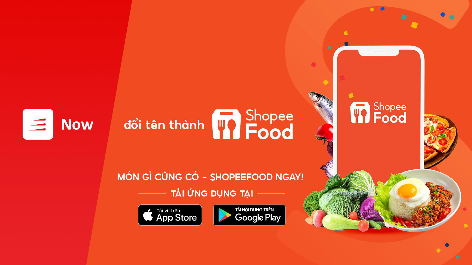 Now chính thức đổi tên thành ShopeeFood - Ảnh 1. Now chính thức đổi tên thành ShopeeFood - Ảnh 1.