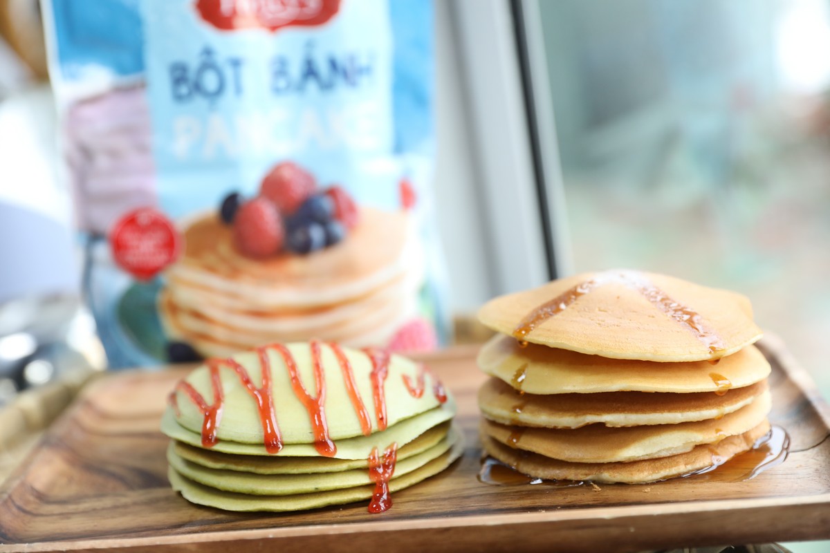 6 loại bột trọn sẵn bánh pancake đơn giản tiện lợi, không cần lò nướng các mẹ vẫn dễ dàng làm bánh cho con trong những ngày nghỉ dịch - Ảnh 11.