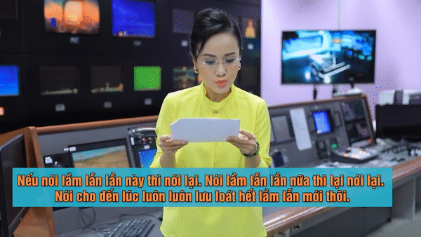 Dàn BTV nổi tiếng của VTV líu lưỡi vì thử thách đọc tiếng Việt cực “hiểm”, dân tình đọc theo cũng chóng mặt không kém - Ảnh 2.