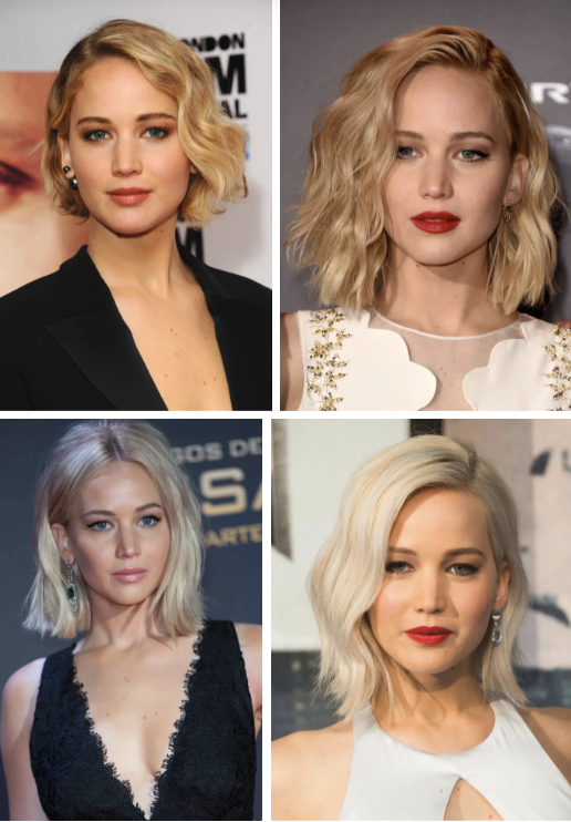 Ai muốn hack mặt tròn thành thon gọn, thanh thoát thì phải học Jennifer Lawrence cách tạo kiểu tóc ngay và luôn - Ảnh 2.