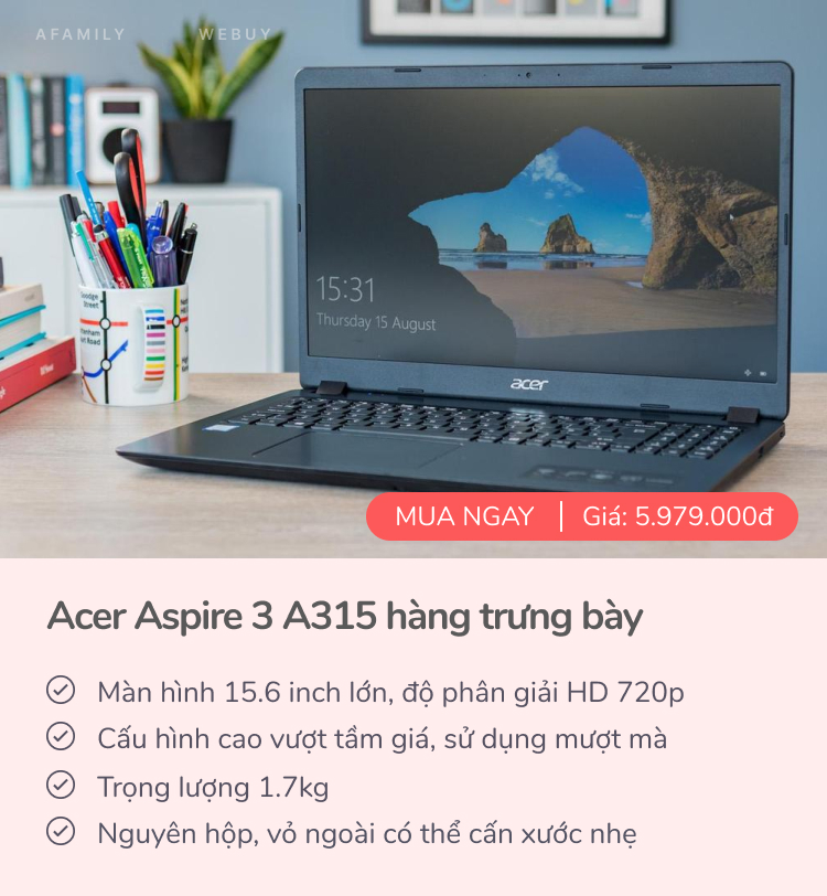 Từ 6 triệu đã có vài lựa chọn laptop ngon bổ mua cho con học online, bố mẹ dùng làm việc tại nhà cũng tiện - Ảnh 1.