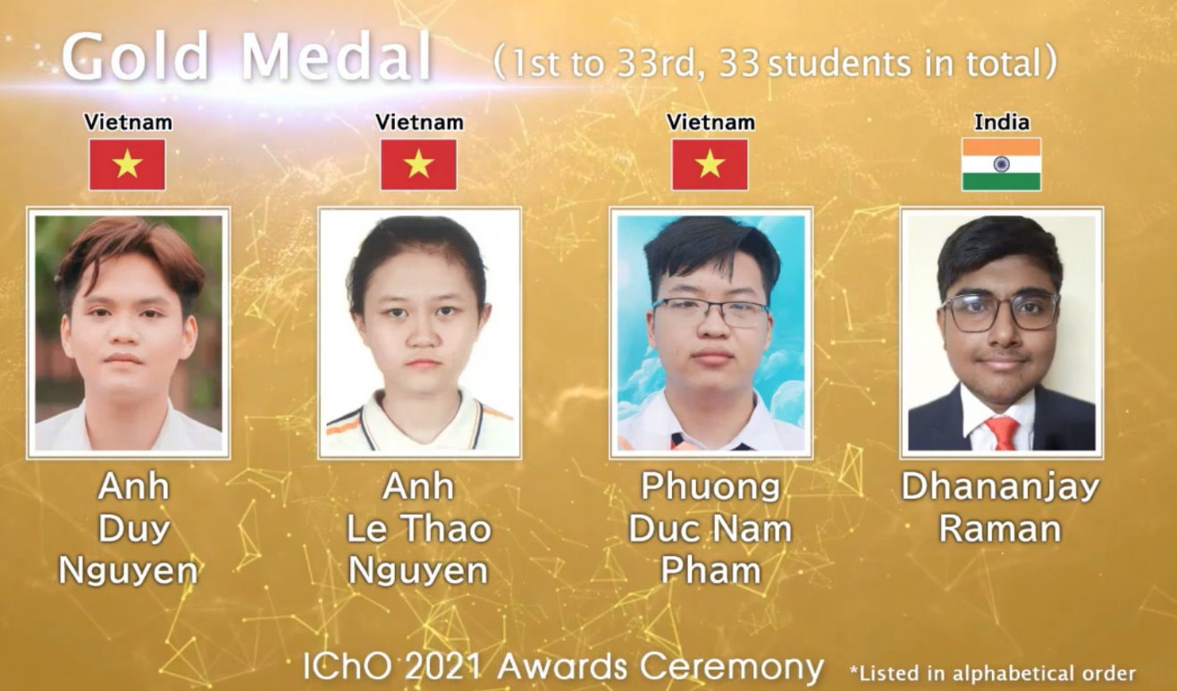 Học sinh Việt Nam thắng lớn tại Olympic Hóa học quốc tế - Ảnh 1.