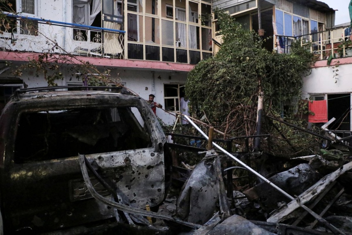 Mỹ không kích ở Kabul khiến 9 người trong một gia đình thiệt mạng - Ảnh 1.