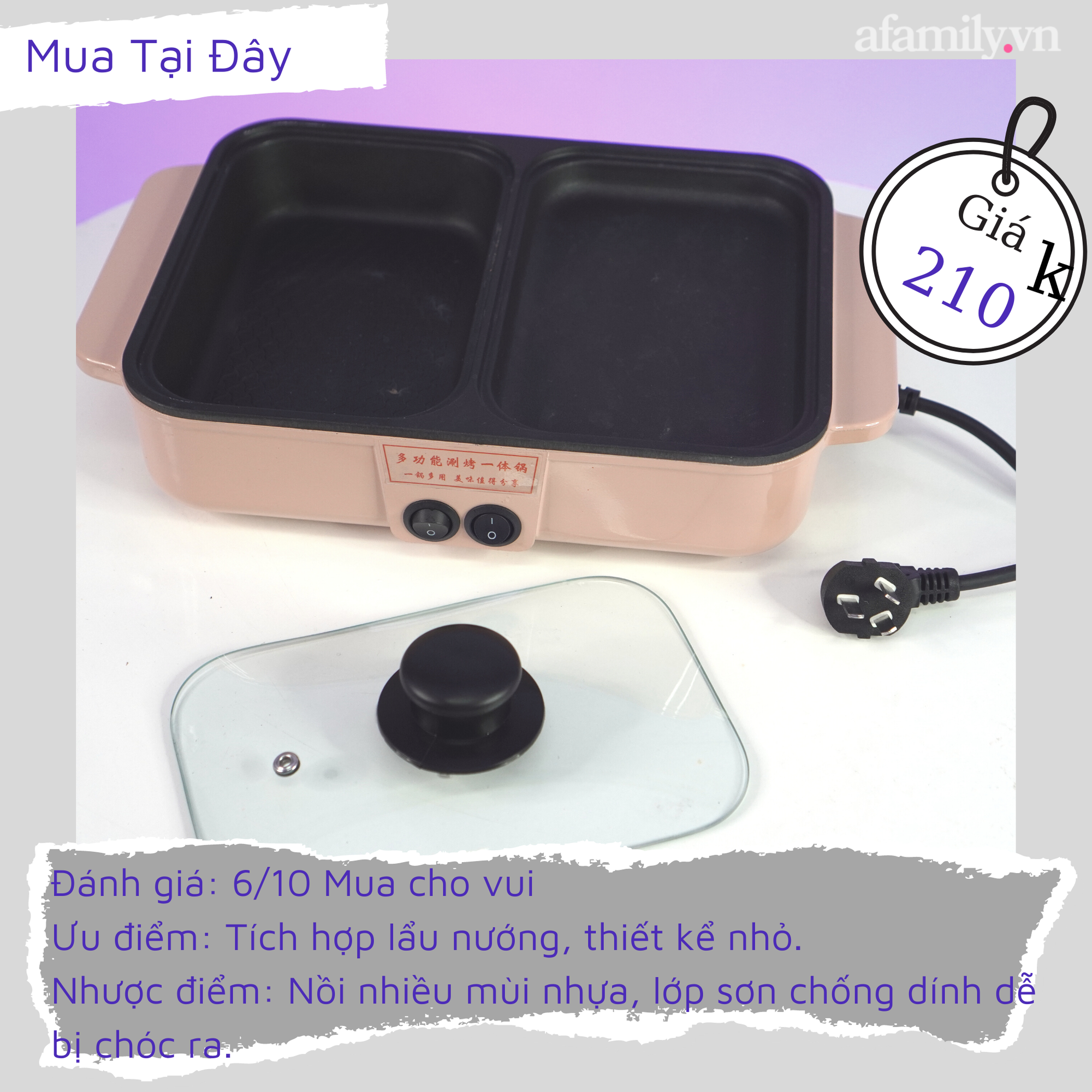 Nghe theo các hot TikToker mua nồi lẩu nướng mini về và cái kết - Ảnh 8. Nồi lẩu nướng mini