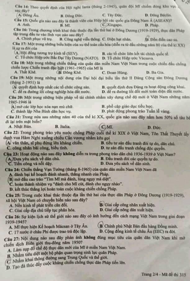 Cập nhật: Đề thi, đáp án môn VĂN, TOÁN, tiếng Anh tốt nghiệp THPT 2021 đợt 2  - Ảnh 8.