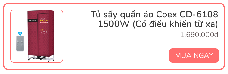 Mùa này mưa nhiều, độ ẩm siêu cao, sắm ngay máy sấy quần áo vừa tránh mốc vừa tiết kiệm thời gian - Ảnh 8.