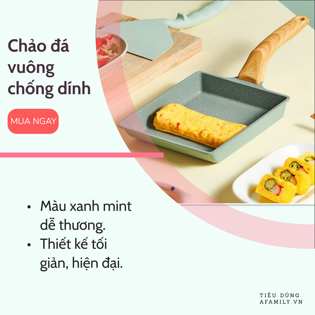 5 chảo chống dính siêu xinh, làm được nhiều món áp chảo không cần dầu gợi ý cho bà nội trợ giá chỉ từ 110k - Ảnh 3.