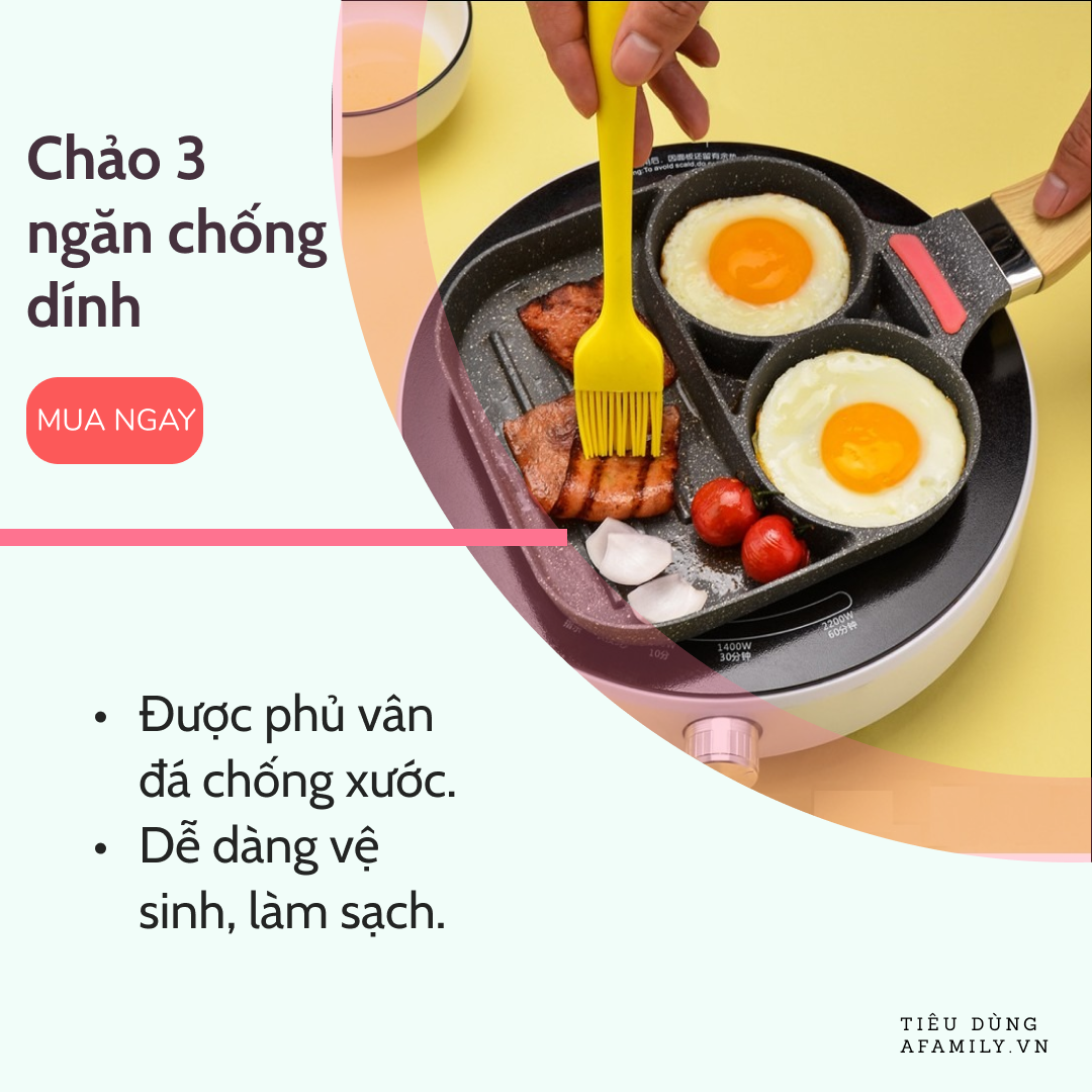 5 chảo chống dính siêu xinh, làm được nhiều món áp chảo không cần dầu gợi ý cho bà nội trợ giá chỉ từ 110k - Ảnh 4.