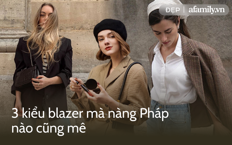 Bao nhiêu mùa thu qua, gái Pháp cũng chỉ mê 3 kiểu blazer cổ điển này - Ảnh 1.