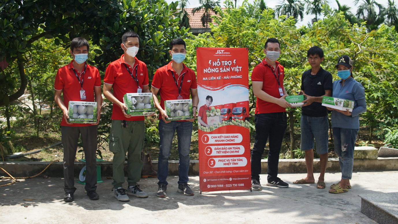 J&T Express nối dài hành trình hỗ trợ tiêu thụ nông sản Việt trong mùa dịch - Ảnh 1.