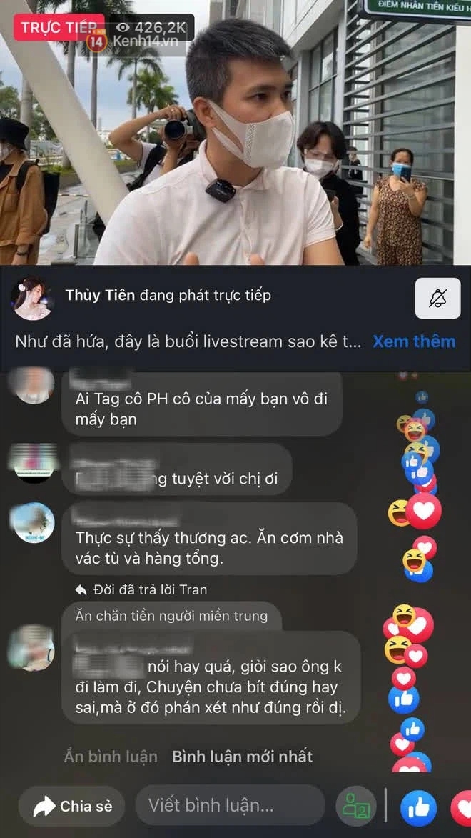 Buổi livestream mang sao kê ra trước công chúng của Công Vinh - Thủy Tiên lập kỷ lục lượt xem khủng nhất tại Việt Nam! - Ảnh 4. Buổi livestream mang sao kê ra trước công chúng của Công Vinh - Thủy Tiên lập kỷ lục lượt xem khủng nhất tại Việt Nam! - Ảnh 4.