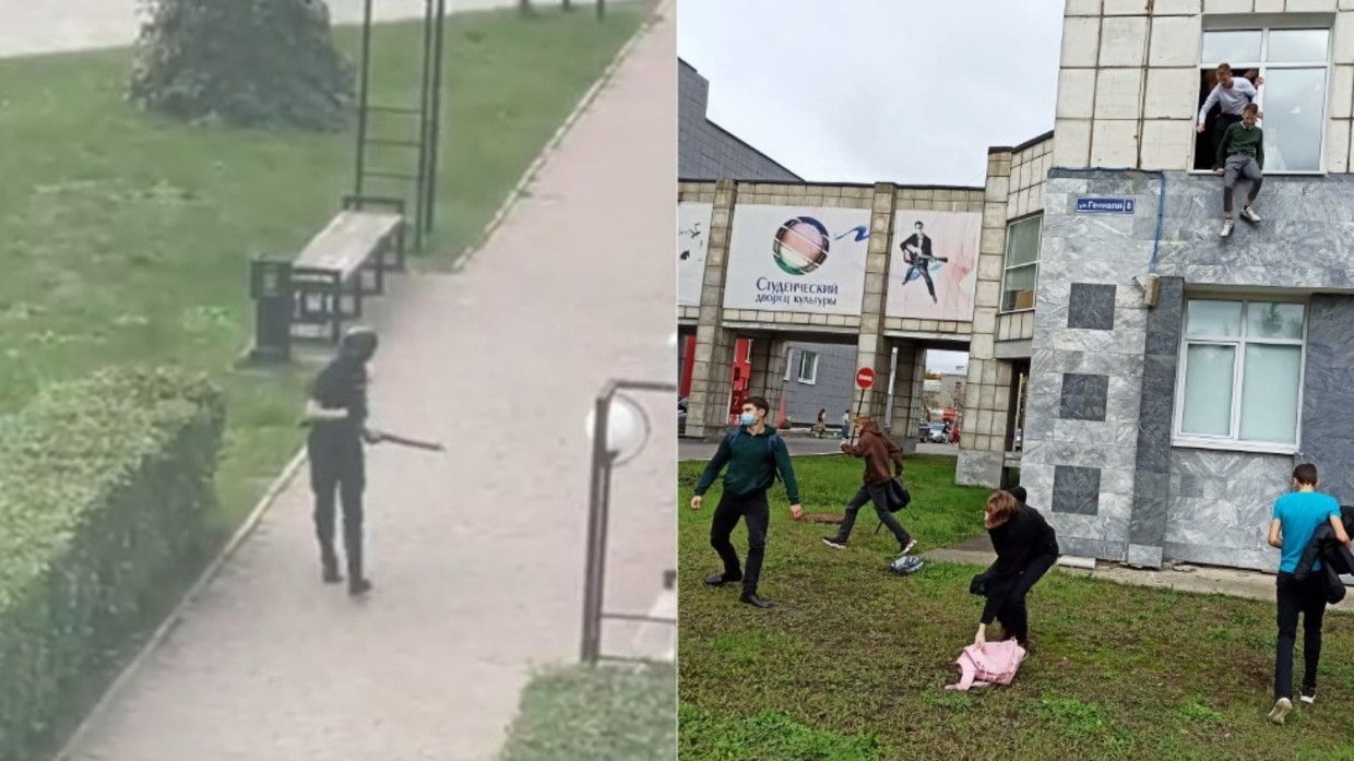 Nóng: Xả súng đẫm máu tại đại học Nga khiến 8 người chết, sinh viên hoảng loạn nhảy lầu bỏ chạy - Ảnh 1.