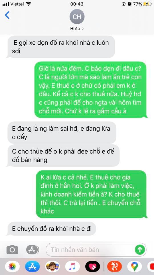 Bị chủ nhà đuổi ra đường lúc nửa đêm vì hợp đồng thuê nhà để ở nhưng bán thêm hàng online - Ảnh 1.