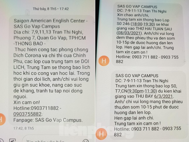 SAS nói gì khi bị tố nợ lương giáo viên, thu tiền học viên mà không dạy? - Ảnh 1.