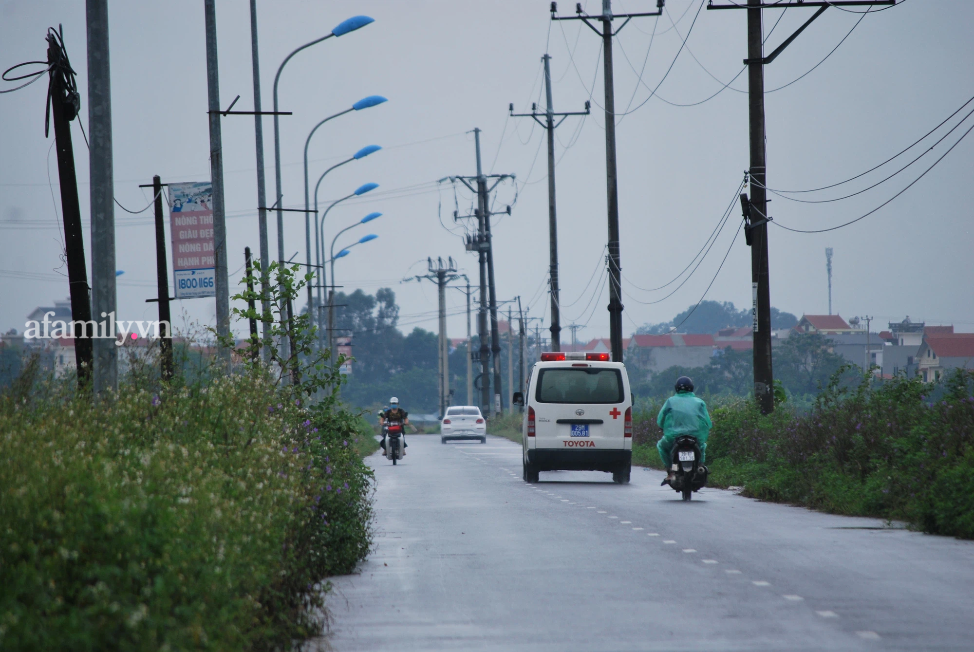 Đường vào nhà bệnh nhân