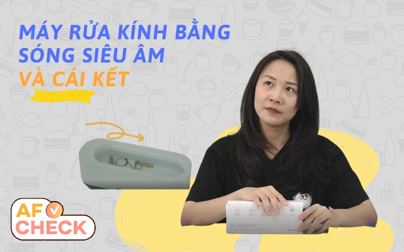 Máy làm sạch kính được quảng cáo là khử khuẩn bằng sóng siêu âm liệu có phải là cú lừa thế kỷ tiếp theo