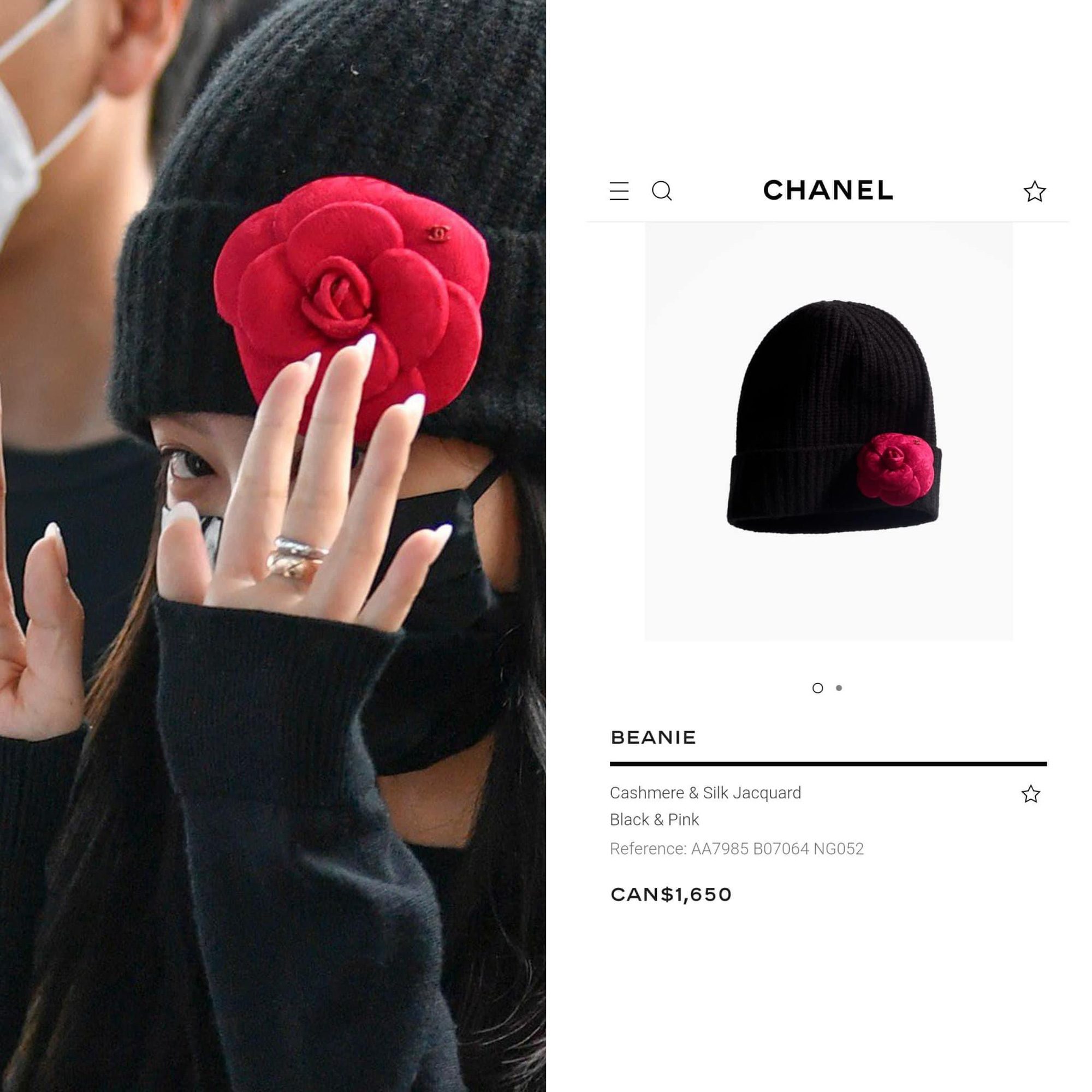 Jennie lên đường dự Paris Fashion Week, bông hoa đỏ cài mũ trông như &quot;lạc lối&quot; ở đâu ra - Ảnh 4.