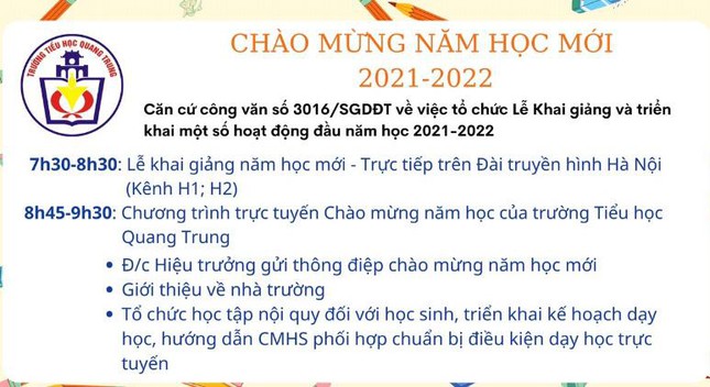 Sáng nay, 57/63 tỉnh, thành tổ chức khai giảng năm học đặc biệt trong lịch sử giáo dục - Ảnh 7.