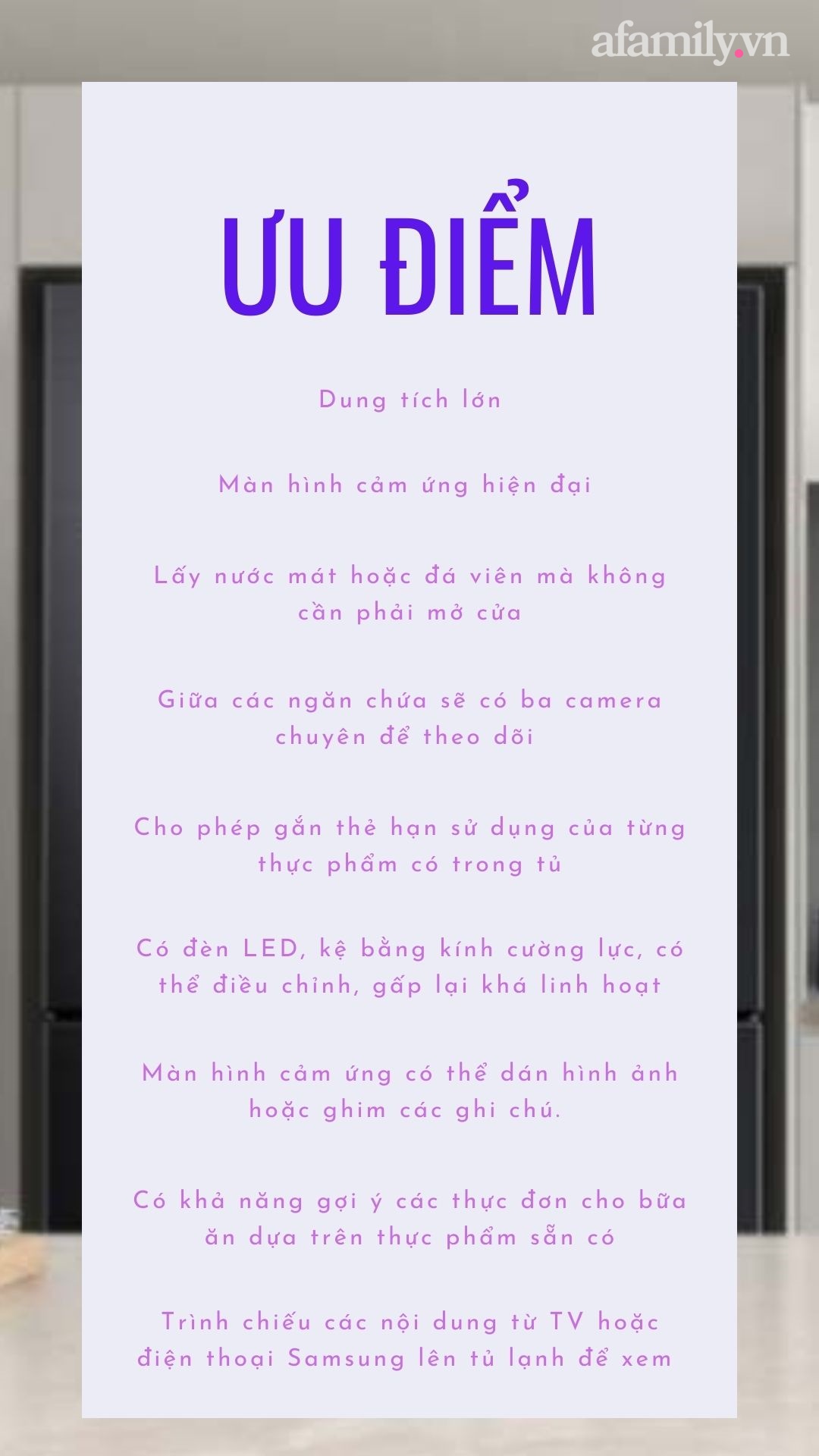 Mẹ đảm Hà Nội khoe &quot;trợ thủ đắc lực&quot; trong phòng bếp gia đình, soi mới thấy là dòng tủ lạnh thông minh cực đỉnh - Ảnh 4.