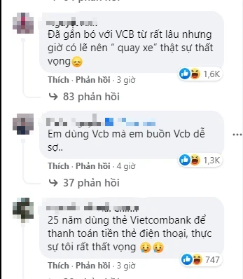 Fanpage Vietcombank bị "tấn công" vì sao kê của Trấn Thành - Ảnh 5. Fanpage Vietcombank bị "tấn công" vì sao kê của Trấn Thành - Ảnh 5.