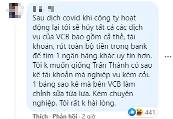 Fanpage Vietcombank bị "tấn công" vì sao kê của Trấn Thành - Ảnh 8. Fanpage Vietcombank bị "tấn công" vì sao kê của Trấn Thành - Ảnh 8.