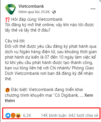 Fanpage Vietcombank bị "tấn công" vì sao kê của Trấn Thành - Ảnh 2. Fanpage Vietcombank bị "tấn công" vì sao kê của Trấn Thành - Ảnh 2.