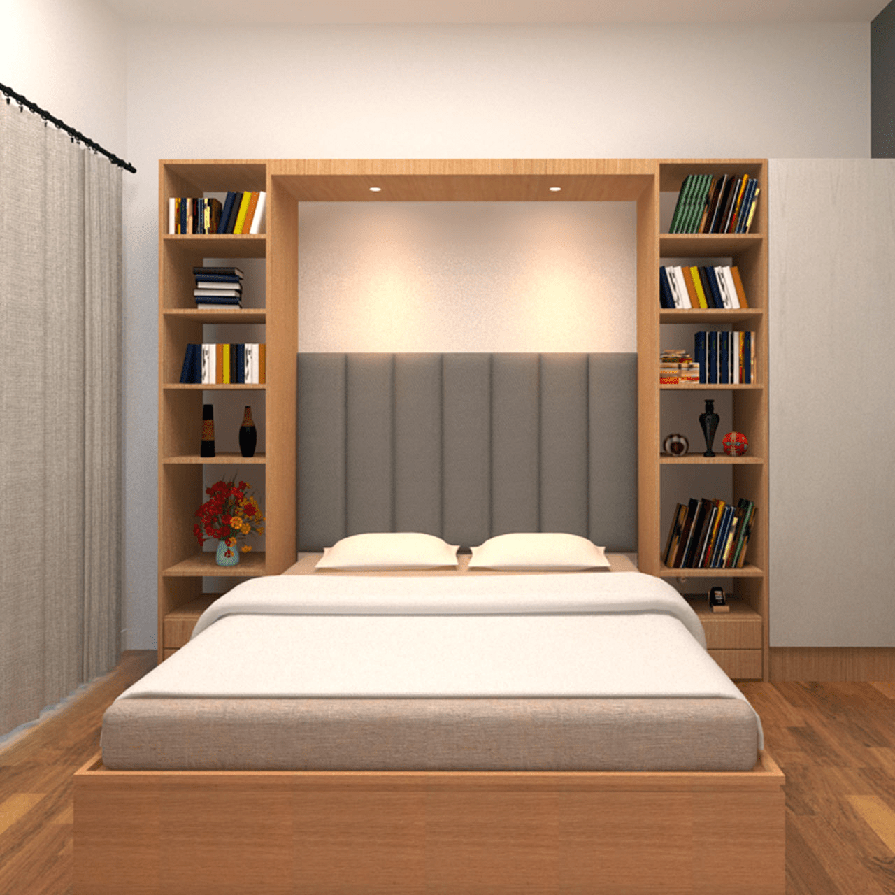 Ý tưởng thiết kế phòng ngủ độc đáo từ việc decor tường đầu giường - Ảnh 4.